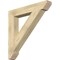 Ekena Millwork Traditional Slat Rough Sawn Bracket, Douglas Fir, 6"W x 40"D x 40"H BKT06X40X40TRA06RDF - alternate 1